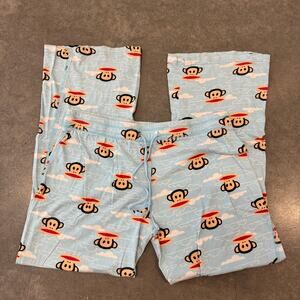 Vintage Y2K Paul Frank Julius Monkey Blue Pajama Lounge Sweat Pants Casual L